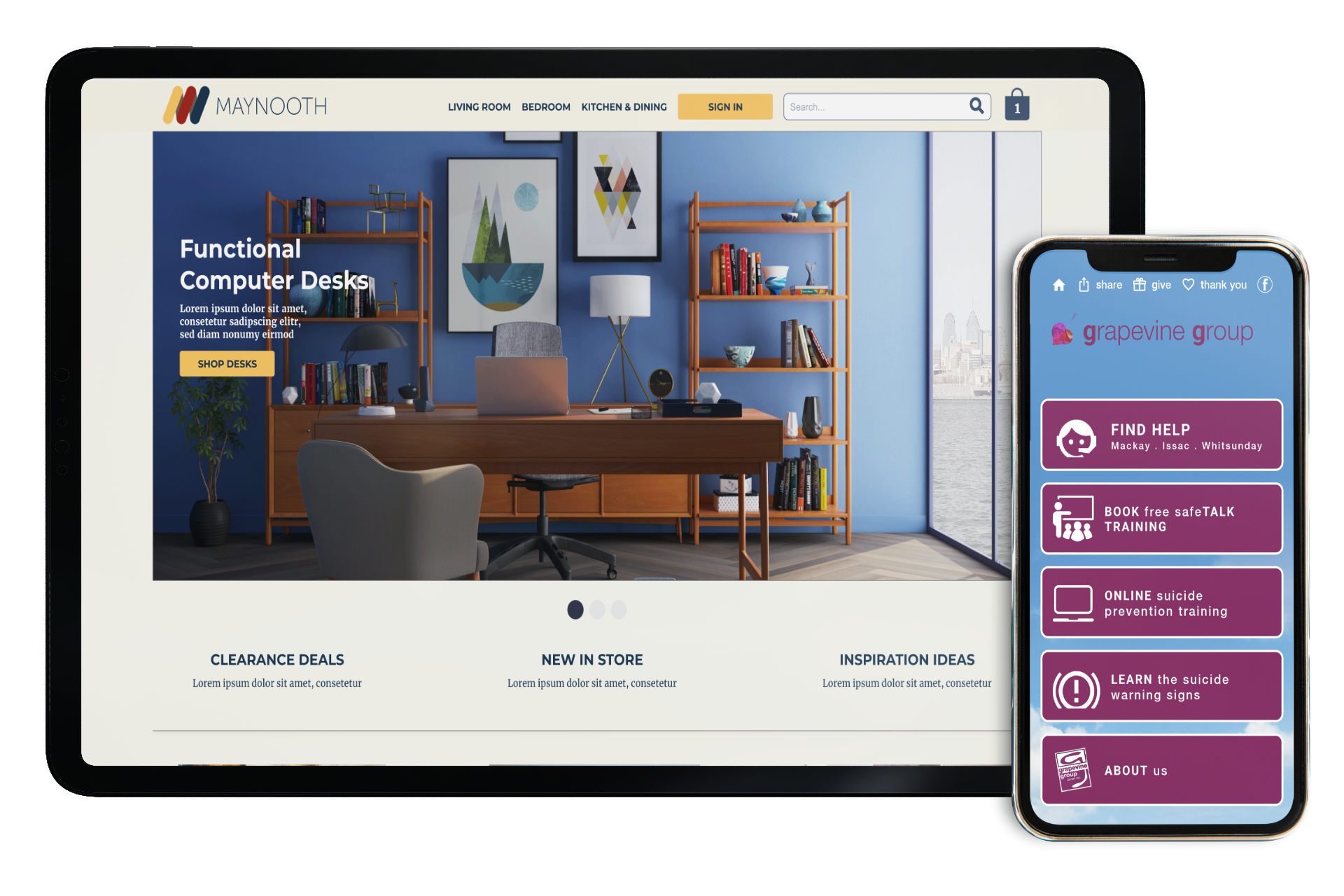 UI/UX Mockups
